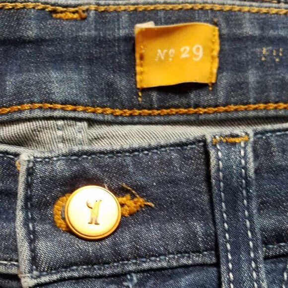 Pilcro and the Letterpress Anthropologie Houndstooth Print Jeans size 29 - Picture 2 of 11